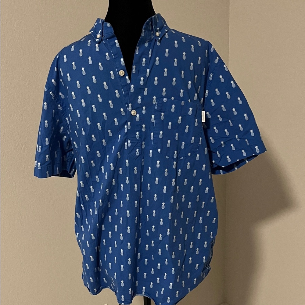 Chubbies Blue Pineapple Casual Shirt